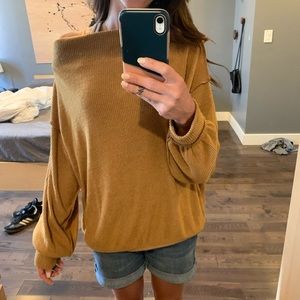 Free people off the shoulder sweater